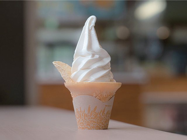 人気のソフトクリーム