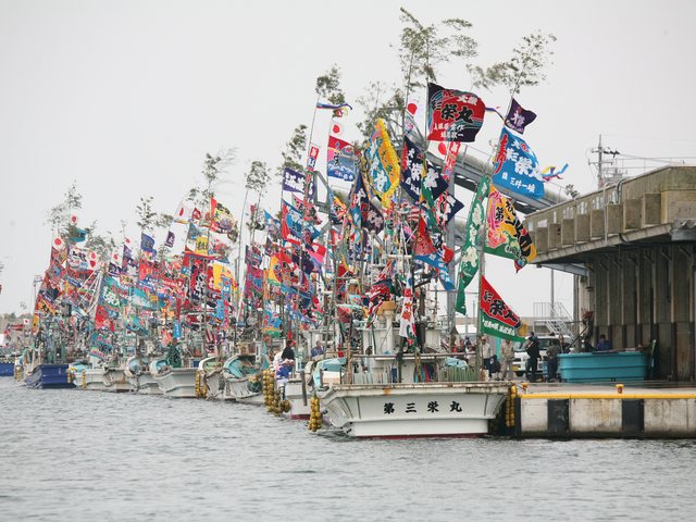 西海漁港（大量旗）_2